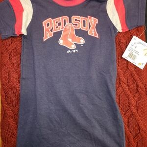 MLB Red Sox Navy and Red Bodysuit